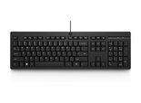 HP-125-Wired-USB-Keyboard-QWERTY-US-International-Zwart