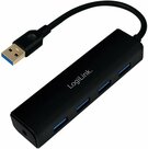 LogiLink-UA0295-|-Interface-Hub-USB-3.2-Gen-1-(3.1-Gen-1)-Type-A-|-5000-Mbit-s-|-Zwart