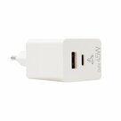 SBOX-USB-Oplader-HC-45-|-45W-|-USB-A-&amp;-USB-C-(2-Poorten)-|-Wit
