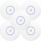 Ubiquiti-UniFi-UAP-AC-PRO-(5-pack)-|-WiFi-5-Access-Point-(AC1750)-|-1300-Mbit-s-|-PoE-(met-Adapter)-|-Inclusief-Plafond--en-Muurmontagebeugel