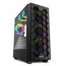 Sharkoon-RGB-HEX-|-Mid-Tower-Behuizing-|-Zwart-|-Met-RGB-verlichting