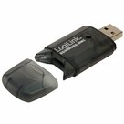 LogiLink-USB-2.0-Geheugenkaartlezer-|-Externe-Stick-|-SD-MMC-|-Zwart