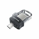 SanDisk-Ultra-Dual-m3.0-USB-flash-drive-32-GB-USB-Type-A-Micro-USB-3.2-Gen-1-(3.1-Gen-1)-Zwart-Zilver-Transparant