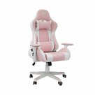 White-Shark-Roxy-|-Roze-Gamingstoel-met-Verstelbare-Rugleuning-|-Belastbaar-tot-120 kg