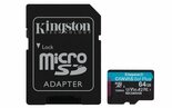 Kingston-Technology-microSDXC-64GB-|-Canvas-Go!-Plus-Gen4-|-200MB-s-|-A2-|-U3-|-V30-|-+-Adapter