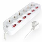 Ewent-EW3933-Binnen-1.5m-Rood-Wit-power-uitbreiding
