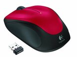 Logitech-M235-|-Draadloze-Muis-|-Links--en-Rechtshandig-|-RF-|-1000-DPI-|-Rood-Zwart