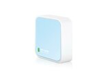 TP-LINK-TL-WR802N-draadloze-router-Fast-Ethernet-Single-band-(2.4-GHz)-Blauw-Wit